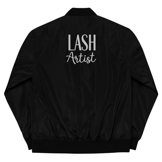 Bossladylashh Premium Lash Artist  bomber jacket